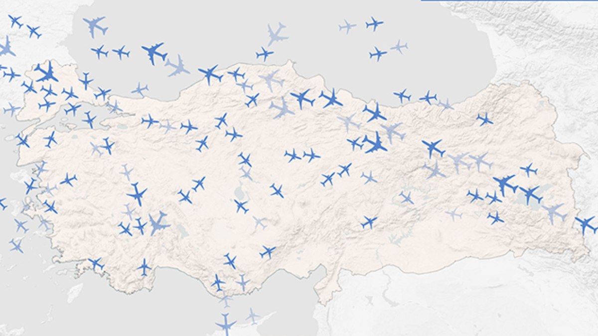 Türkiye’nin uçuş ağı ve yolcu sayısında rekor artış