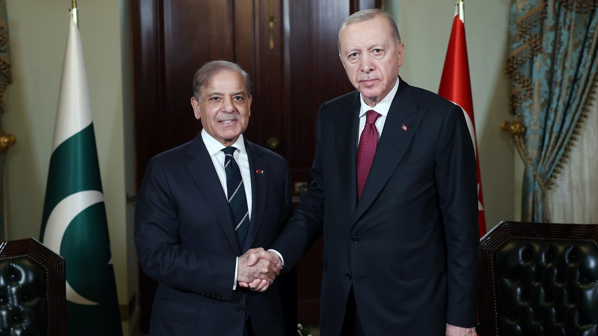 Cumhurbaşkanı Erdoğan, Pakistan Başbakanı Şerif’i kabul etti